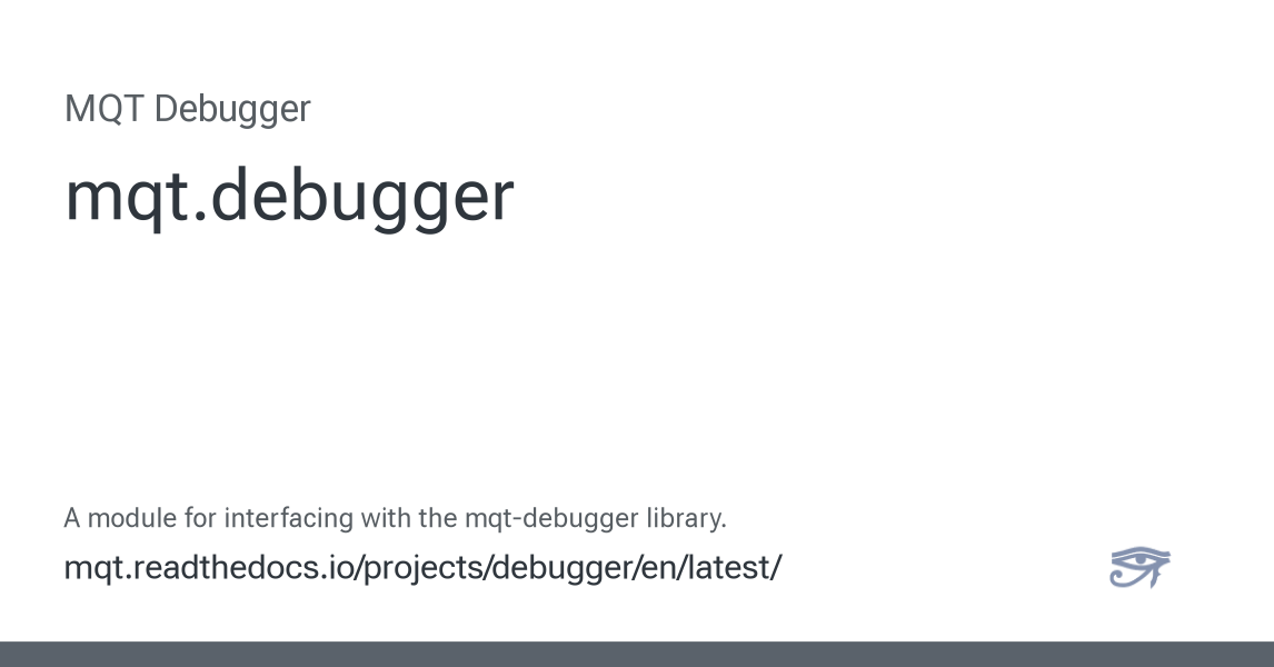 mqt.debugger - MQT Debugger 1.2.1.dev169 documentation